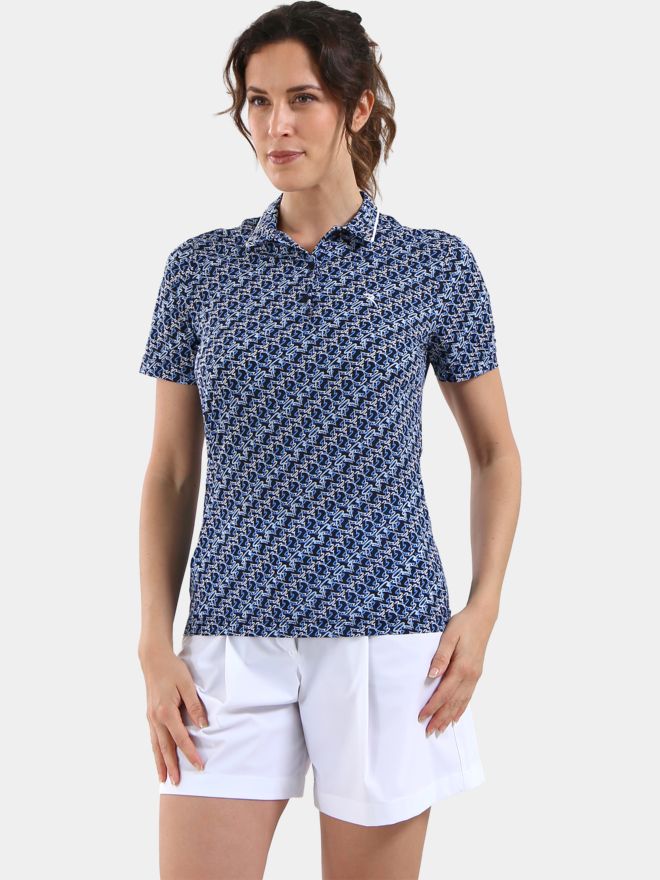 Chervo ADDISABEBA Halbarm Polo blau