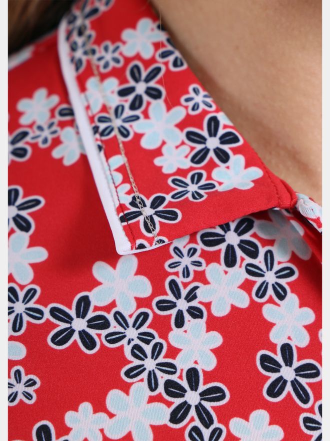 Chervo AGADIR 3/4 sleeve polo multicolored