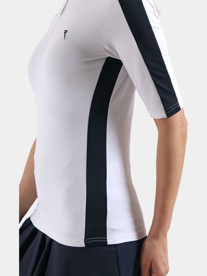Chervo ALISIA 3/4 Arm Polo weiß