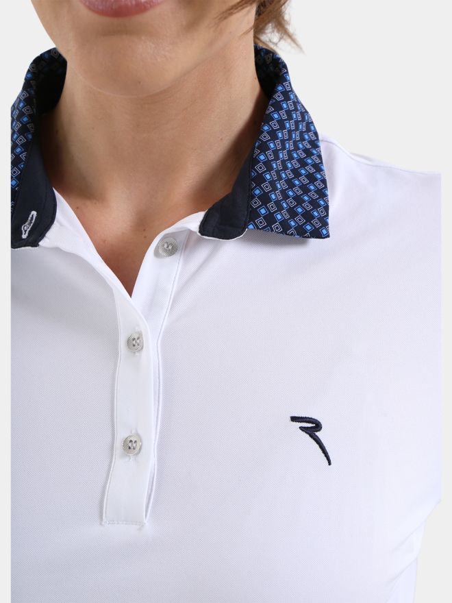 Chervo ALLUME 3/4 Arm Polo weiß