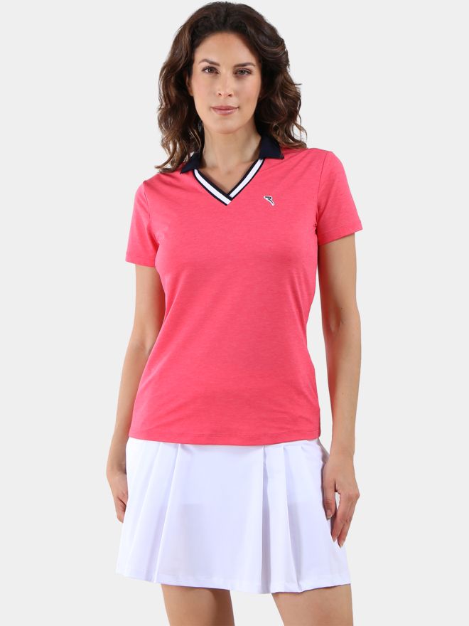 Chervo AMBROSE Halbarm Polo rot