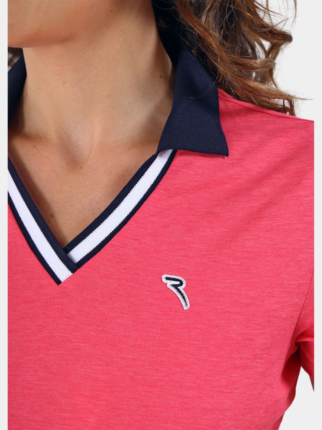 Chervo AMBROSE Halbarm Polo rot