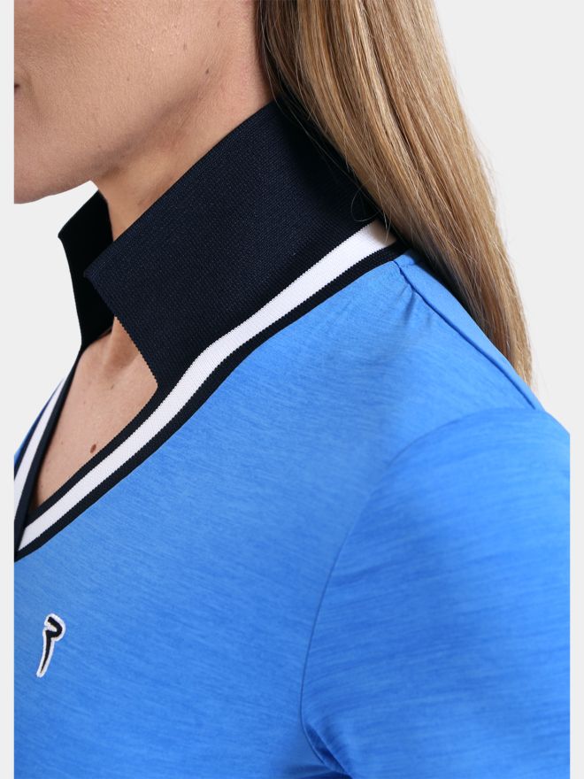 Chervo AMBROSE Halbarm Polo blau