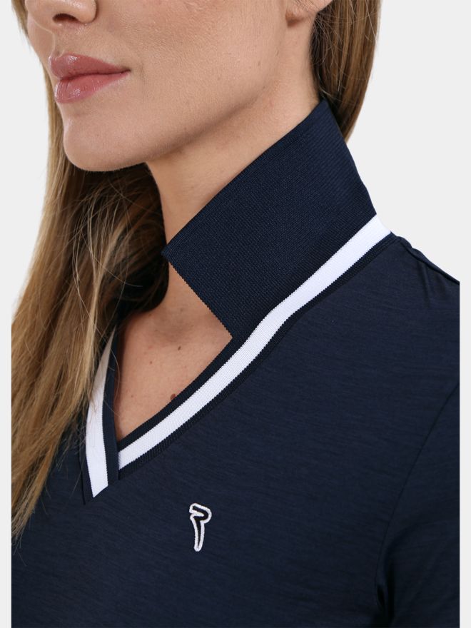 Chervo AMBROSE Halbarm Polo navy