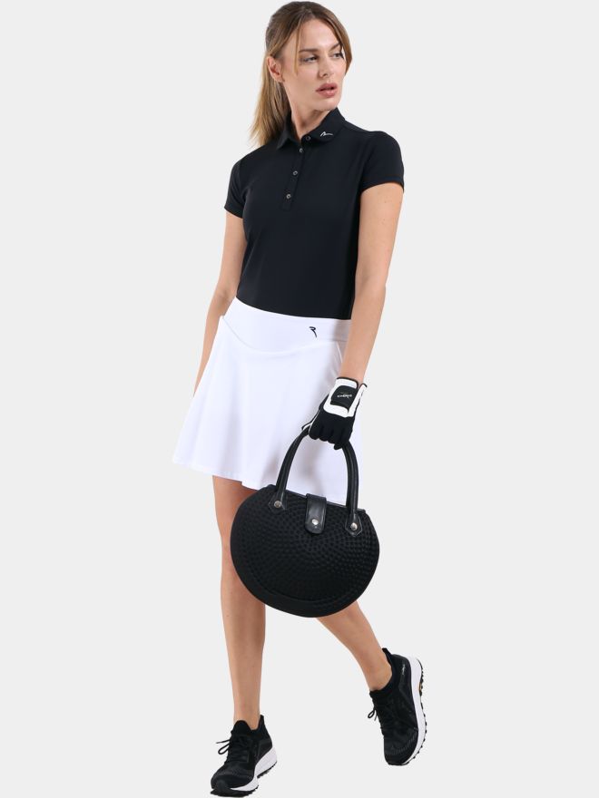 Chervo ASHER Halbarm Polo schwarz