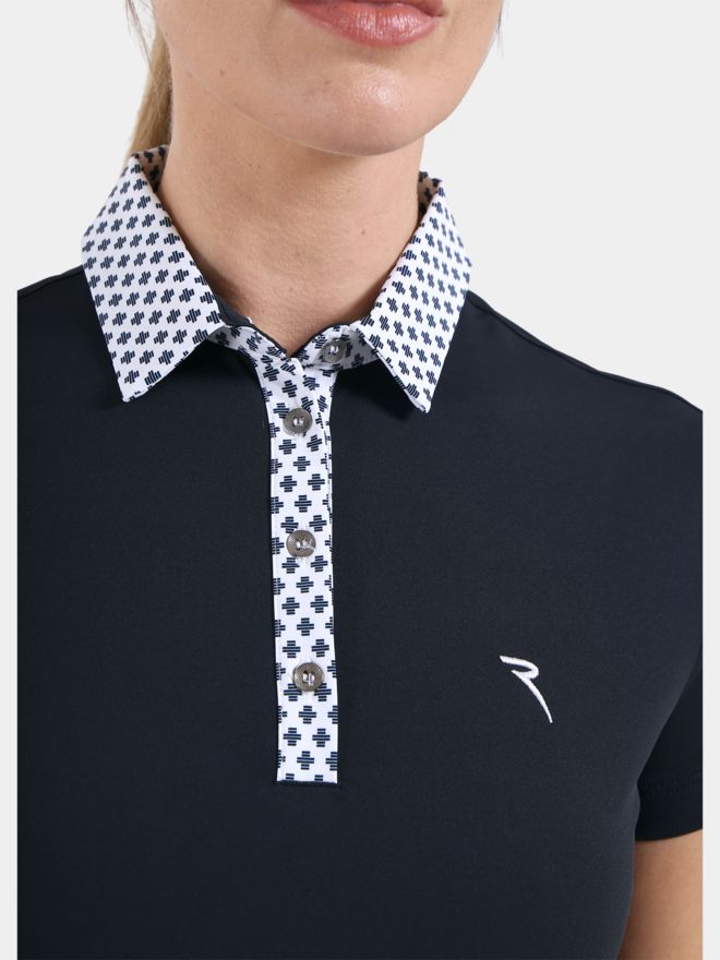 Chervo AVARIZIA Halbarm Polo navy