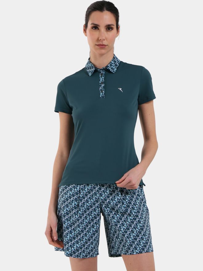 Chervo AVARIZIA Halbarm Polo grün