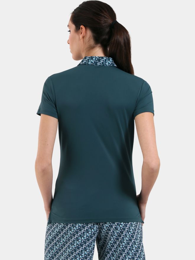 Chervo AVARIZIA Halbarm Polo grün