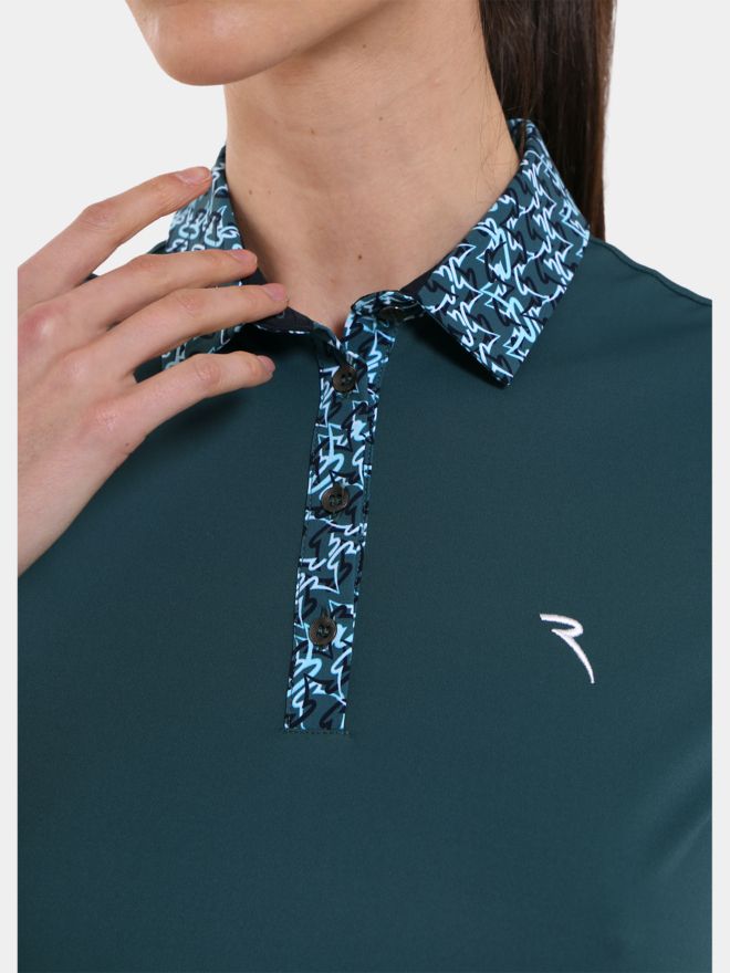 Chervo AVARIZIA Halbarm Polo grün