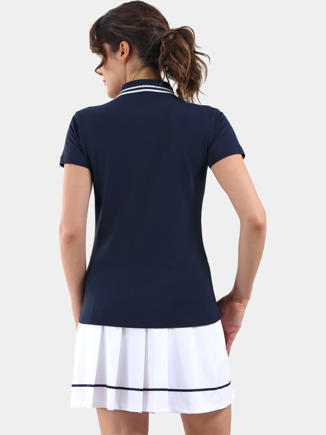 Chervo AVVENTURA Halbarm Polo navy