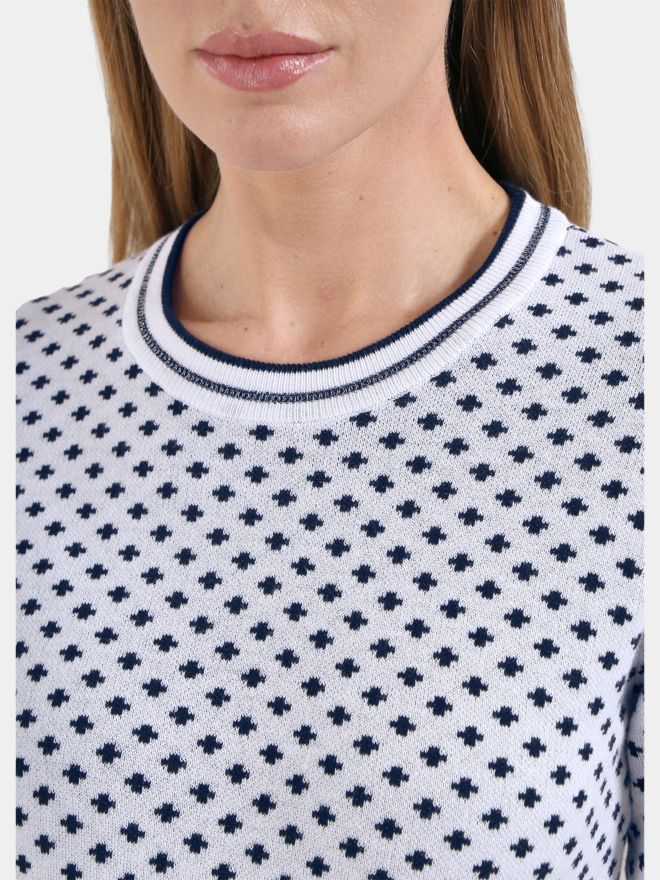 Chervo Pletené svetry NANCY bílá