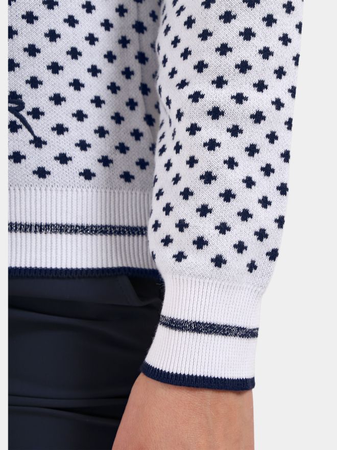 Chervo Pletené svetry NANCY bílá