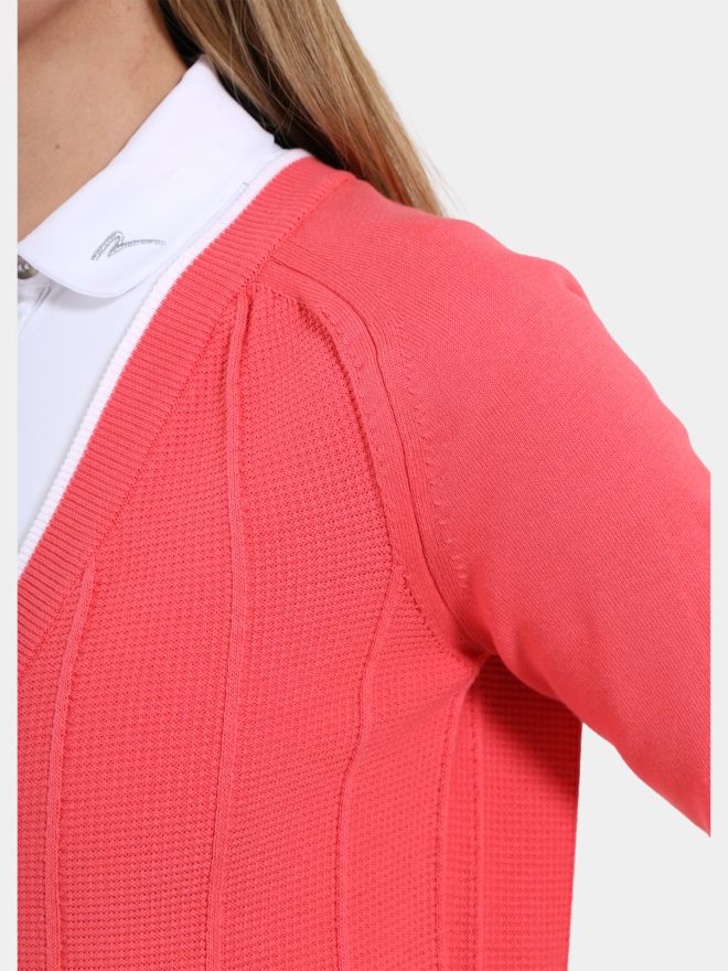 Chervo Pletená bunda NAVONA růžová