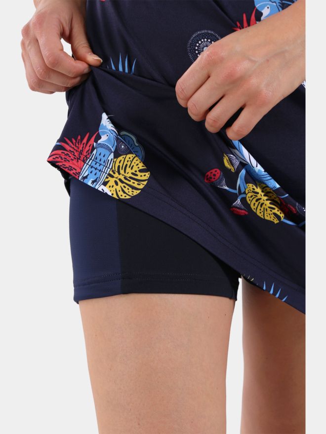 Chervo VALERIA Halbarm Kleid mehrfarbig