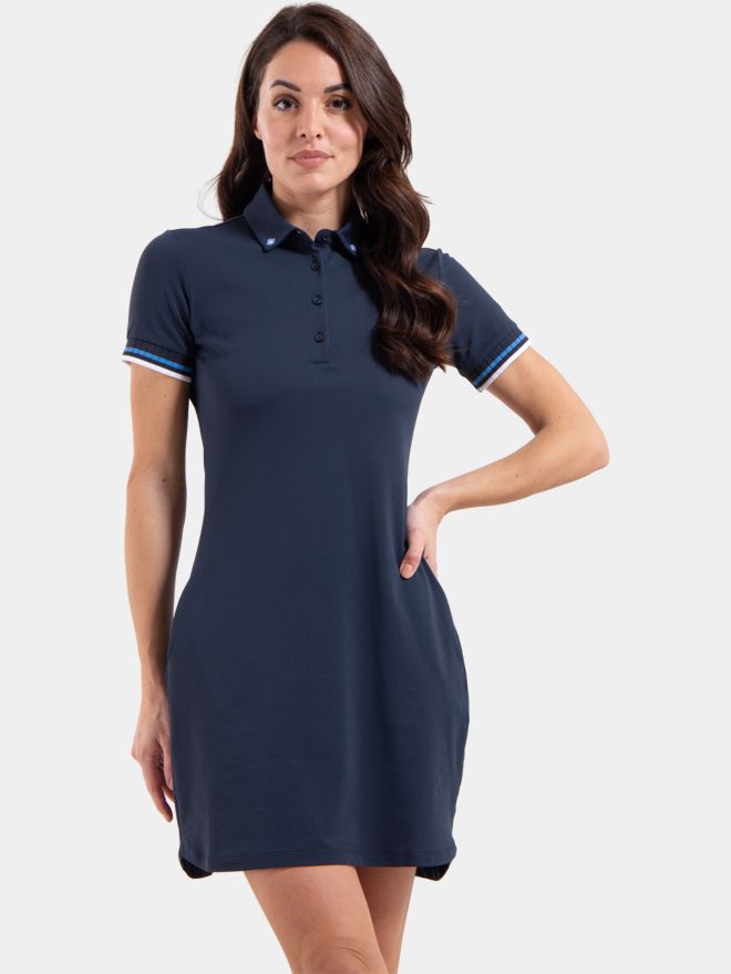 Chervo VIVIANA Halbarm Kleid navy