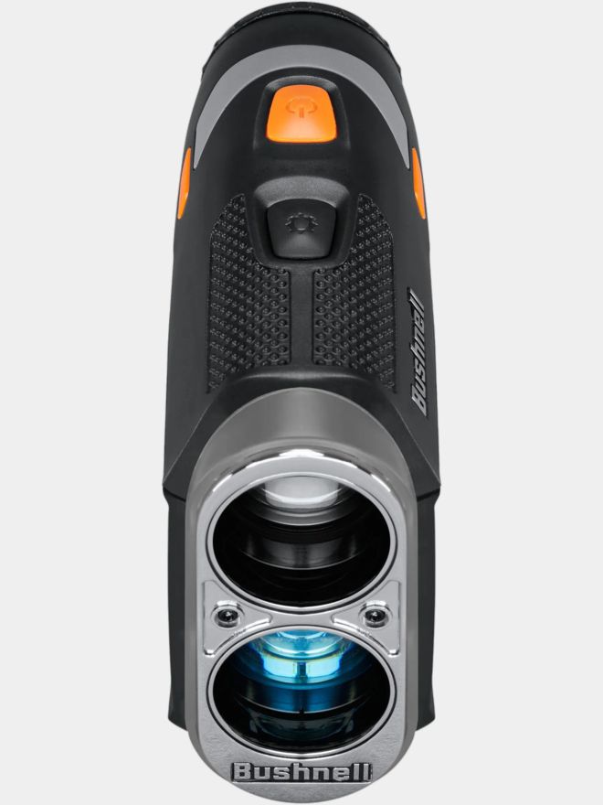 Bushnell Tour V6 Laser-Entfernungsmesser mit Golf House Logo grau