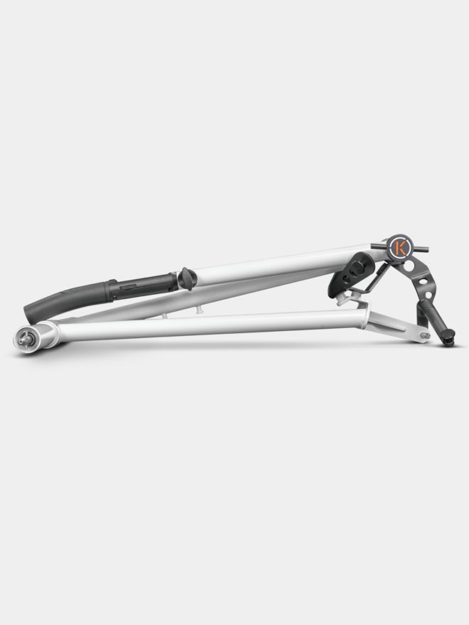 Kiffe K5 Straight Elektrotrolley inkl. Schirmhalter weiß