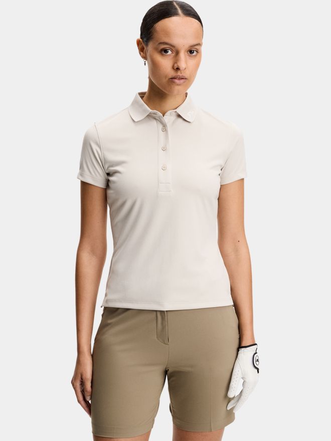 J.Lindeberg Bridge Halbarm Polo GH50 sand