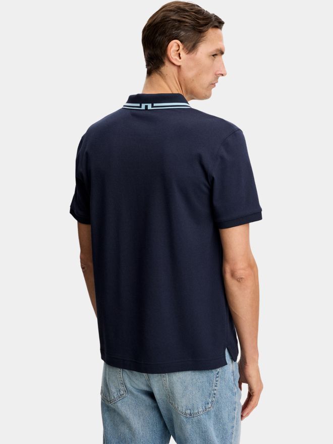 J.Lindeberg Joey Tipping Halbarm Polo GH50 navy