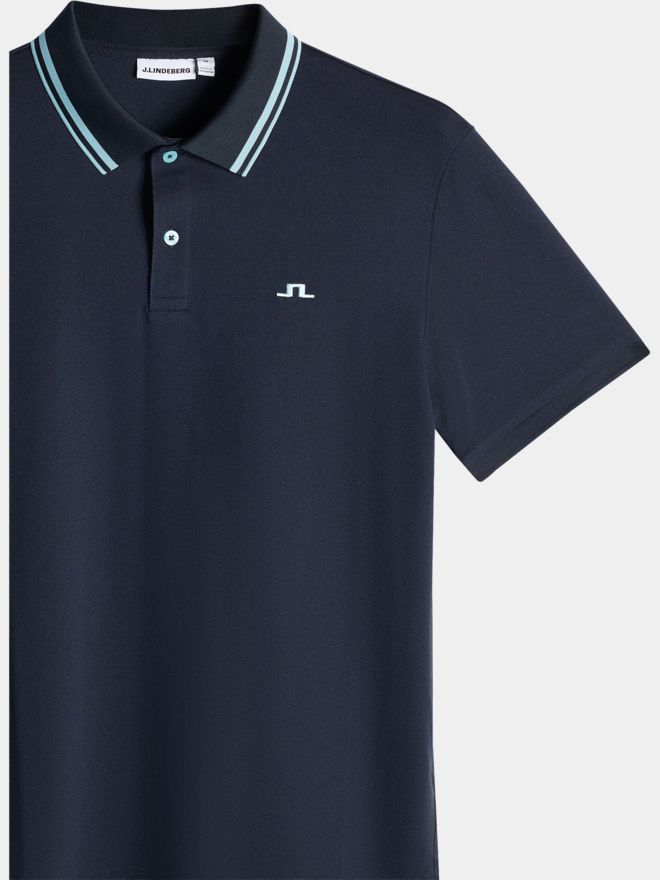 J.Lindeberg Joey Tipping Halbarm Polo GH50 navy