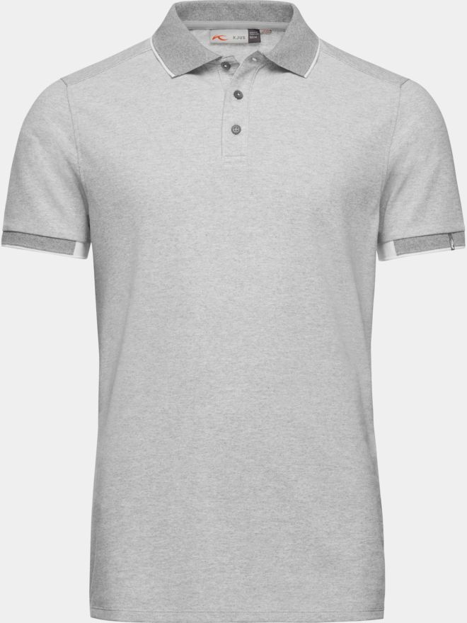 Kjus Stan Halbarm Polo grau