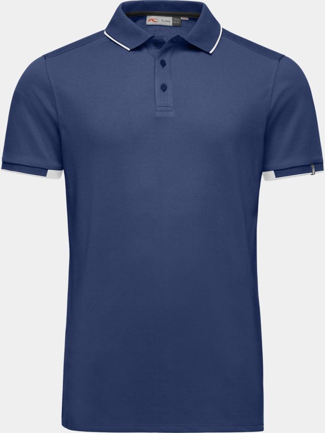 Kjus Stan Halbarm Polo blau