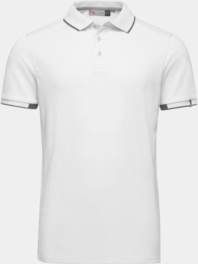 Kjus Stan Halbarm Polo weiß