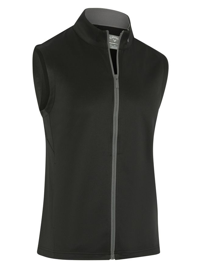 Callaway EMEA FULL ZIP Gauge Stretch Vest black