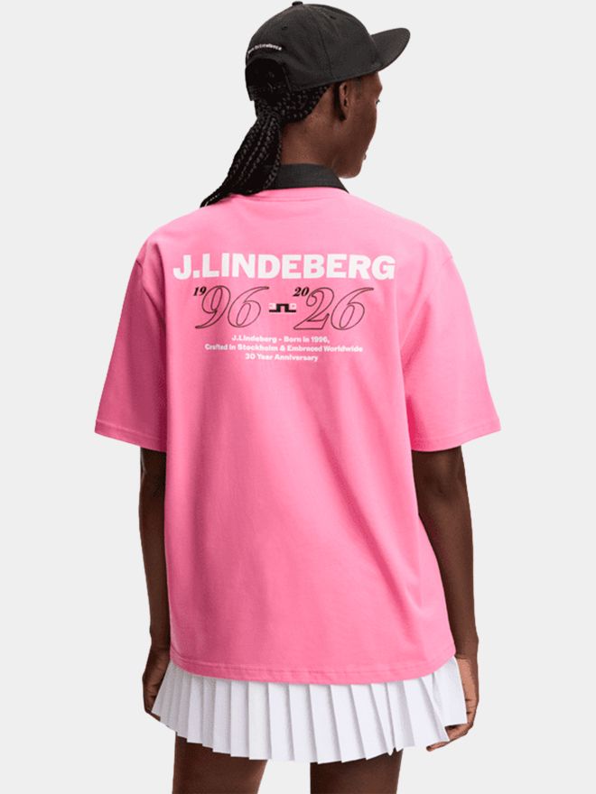J.Lindeberg 30Y Hale T-Shirt pink