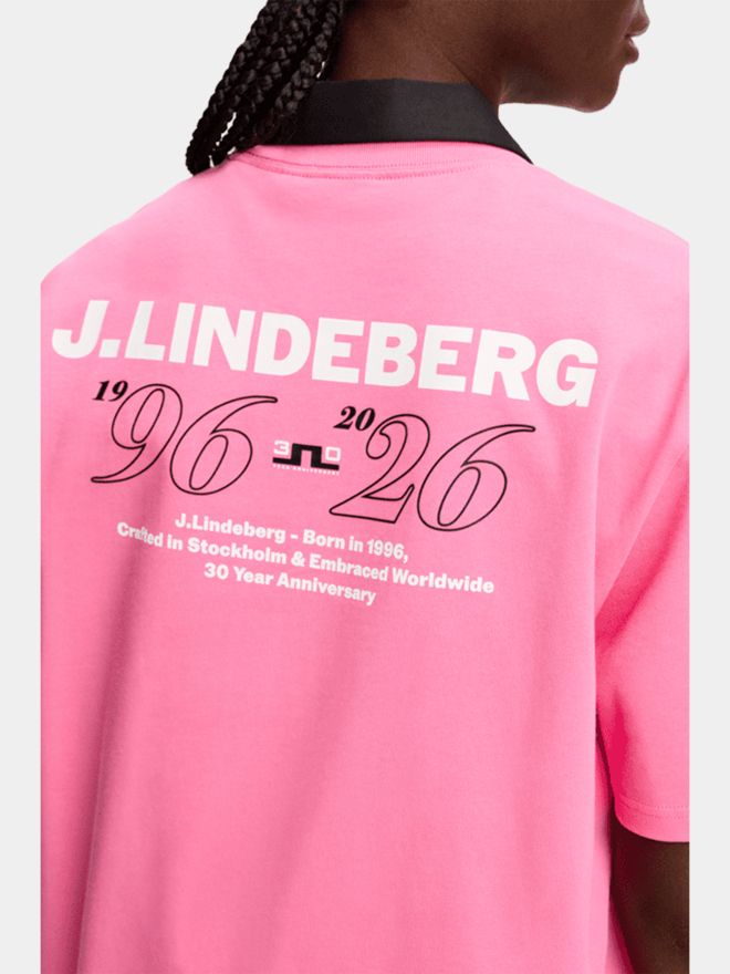 J.Lindeberg 30Y Hale T-Shirt pink