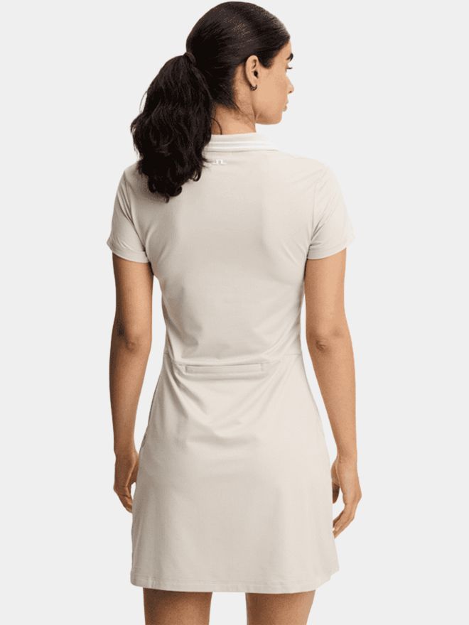 J.Lindeberg Noomi Halbarm Kleid beige