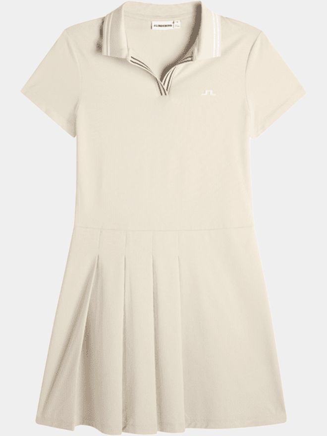 J.Lindeberg Noomi Halbarm Kleid beige