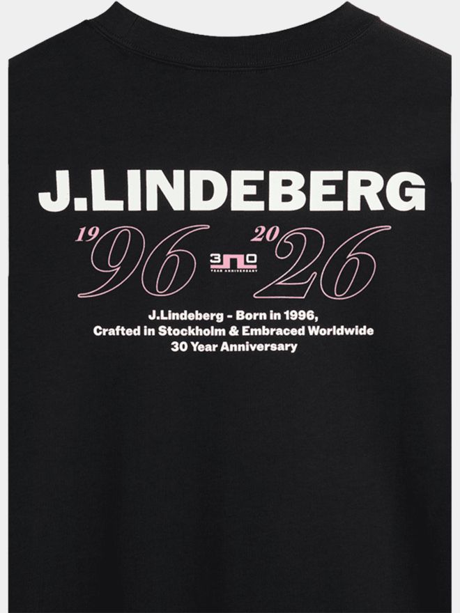 J.Lindeberg tričko 30Y Hale černá
