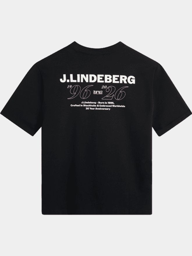 J.Lindeberg tričko 30Y Hale černá