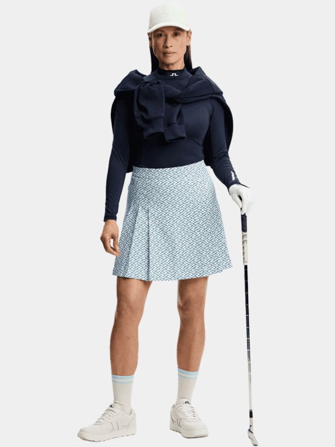 J.Lindeberg Alesia Print Skort grün
