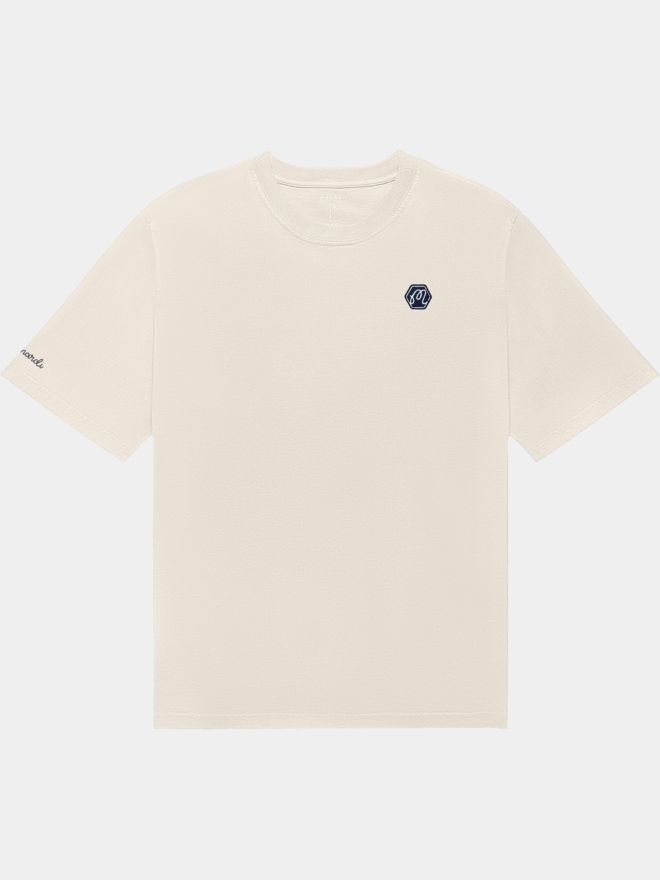 Malbon BETTINARDI GANGSTER BERMUDA TEE T-Shirt ecru