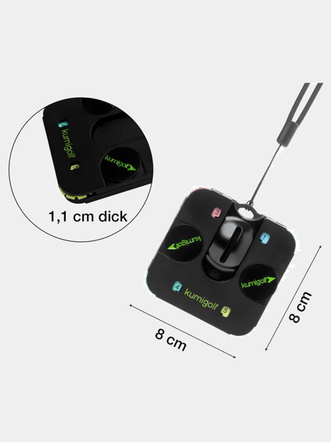 kumigolf 5-in-1 Multitool schwarz