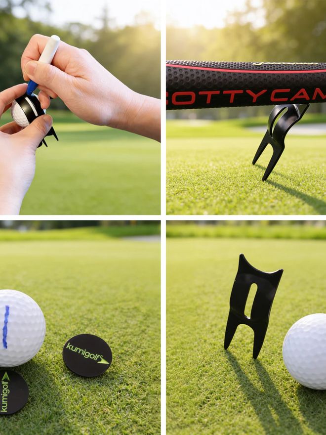 kumigolf 5-in-1 Multitool schwarz