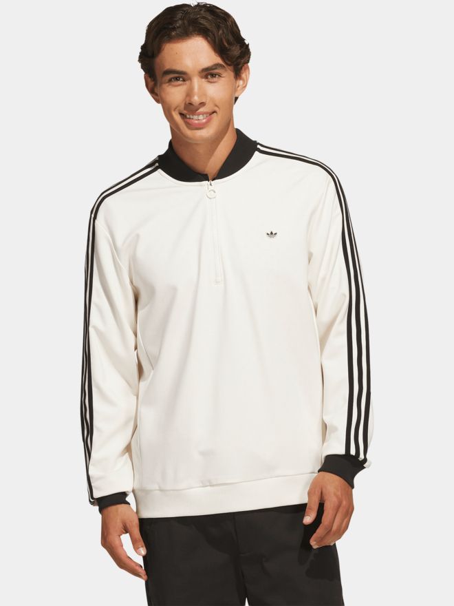 F 3 Str 1/4 Zip Stretch Midlayer weiß