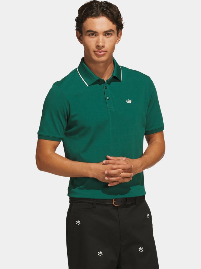 F Solid LC Halbarm Polo grün