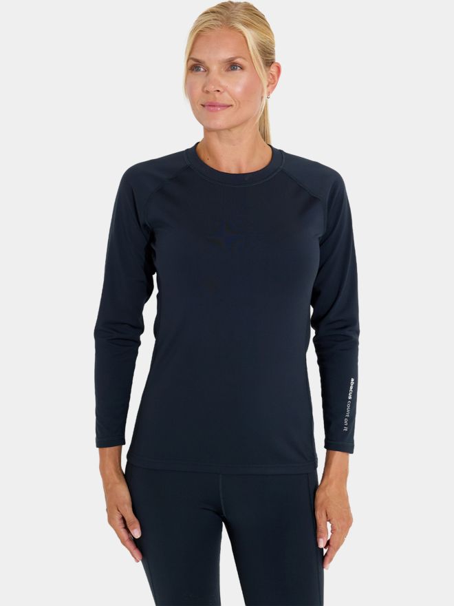 Abacus Doonbeg Baselayer Longsleeve Stretch Unterzieher navy