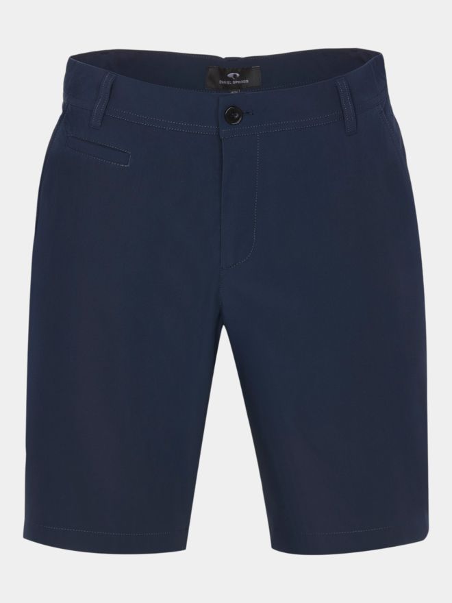 Daniel Springs LEVIN Funktions Druck Bermuda Hose navy
