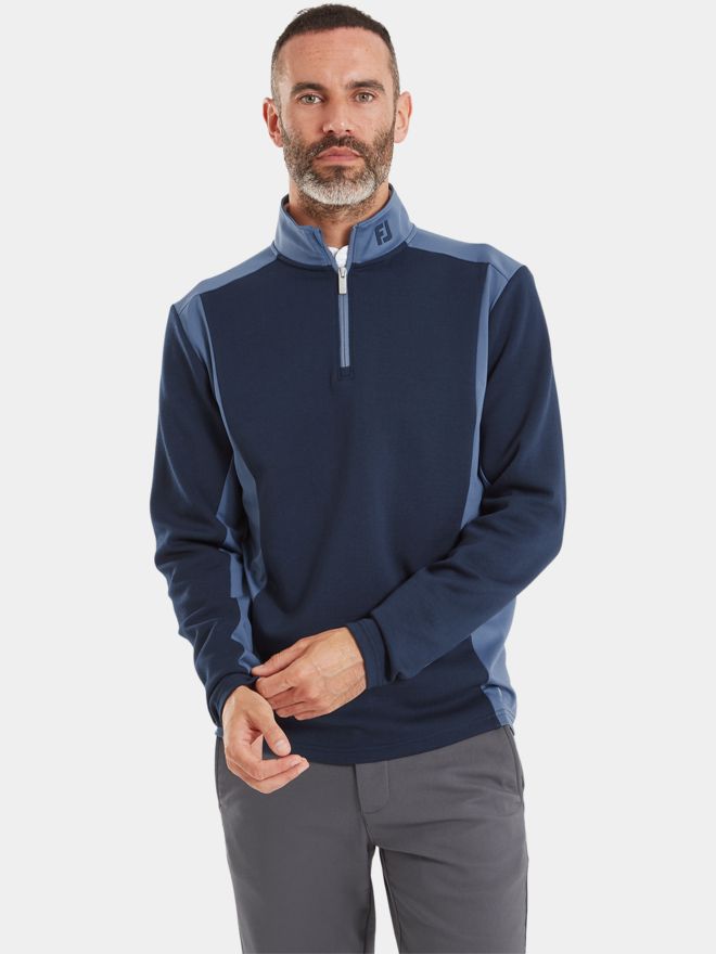 FootJoy TS Blocked Thermo Midlayer navy