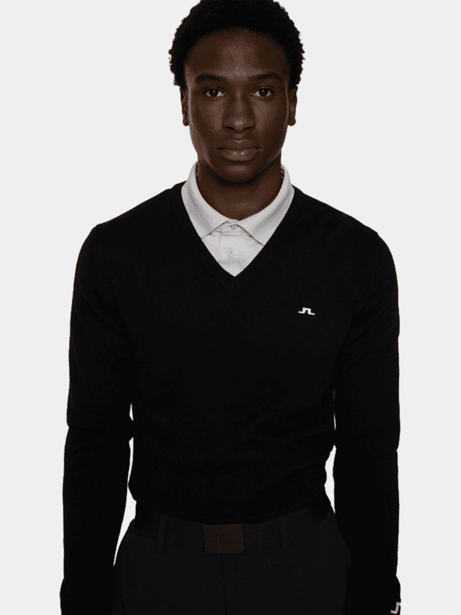 J.Lindeberg Lymann Strick Pullover schwarz