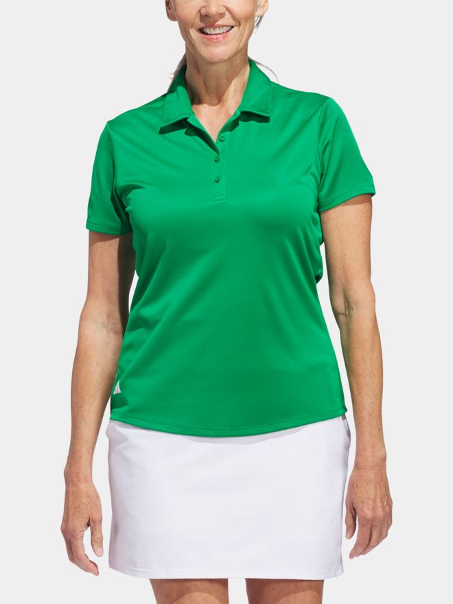 adidas Golf Performance Primegreen Halbarm Polo grün