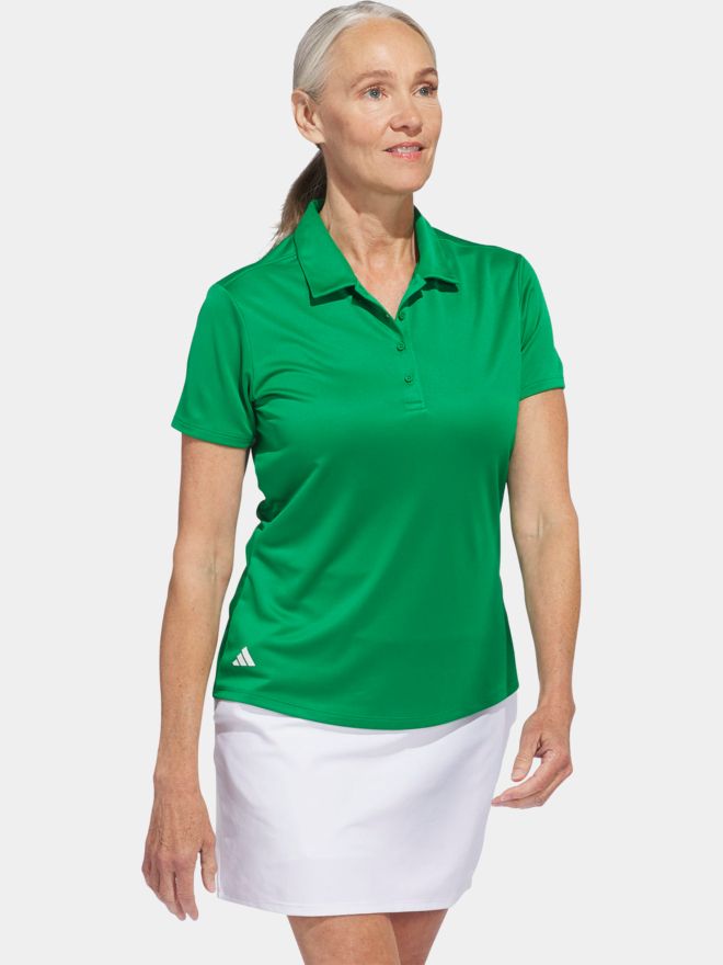 adidas Golf Performance Primegreen Halbarm Polo grün