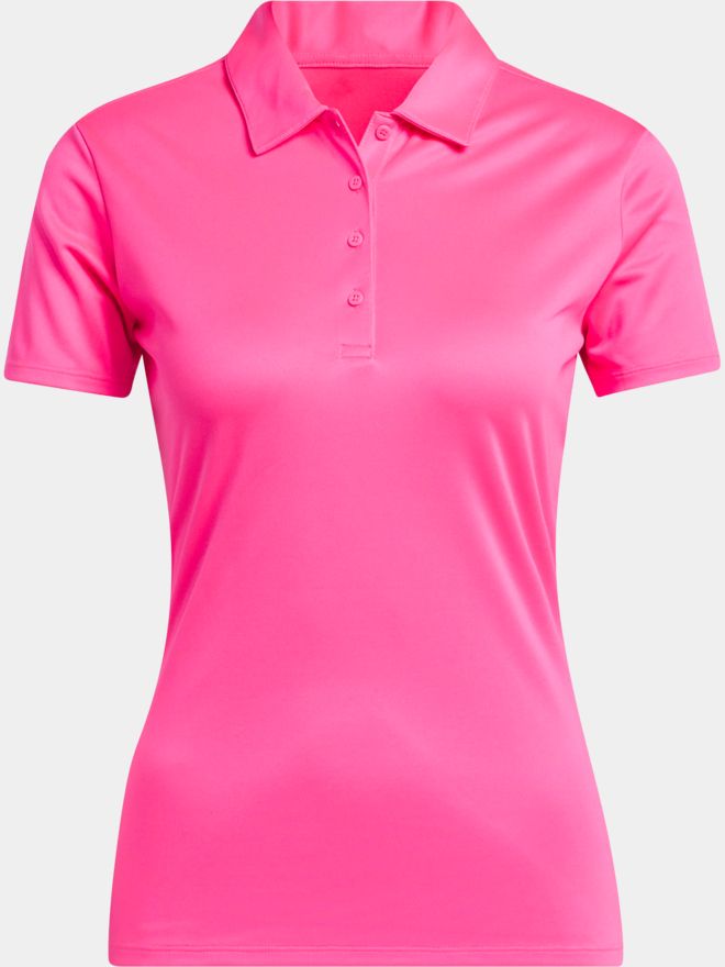 adidas Golf Performance Primegreen Halbarm Polo pink