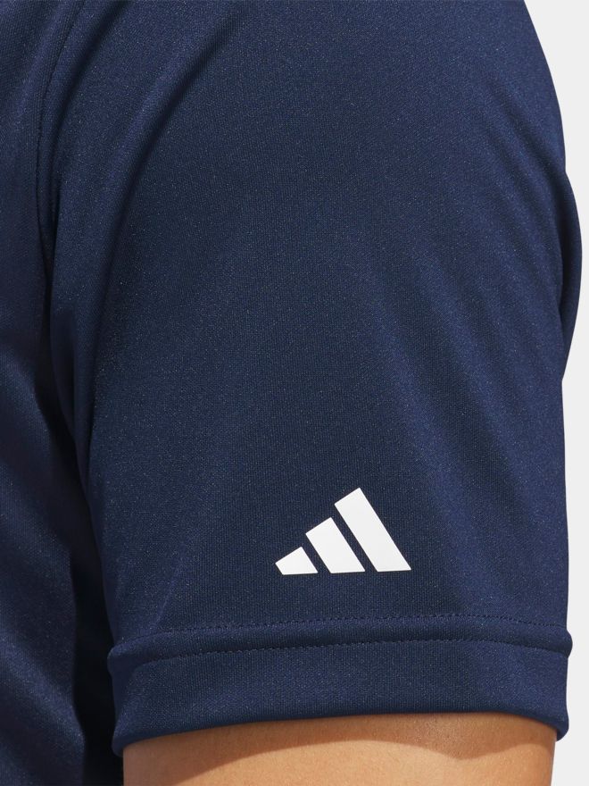 adidas Golf Performance Primegreen half-sleeve polo navy