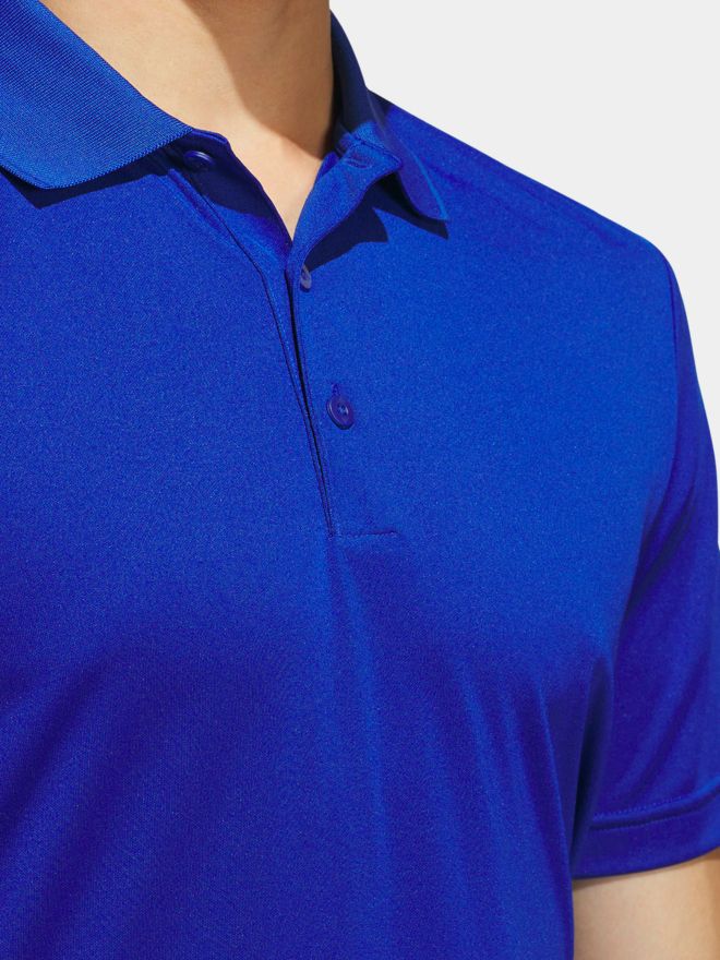 adidas Golf Performance Primegreen half-sleeve polo blue