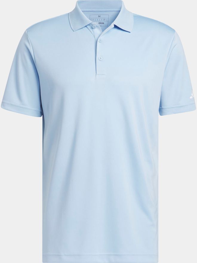 adidas Golf Performance Primegreen half-sleeve polo light blue